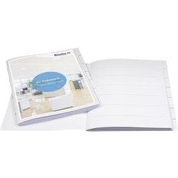 Biella Ordnungsmappe Orga-File DIN A4 Weiß Karton 6-teilig 24 x 31,5 cm Produktbild