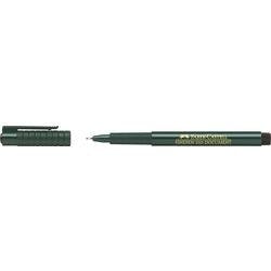 Faber-Castell Finepen Fineliner 0,4 mm Nadelspitze Schwarz 1511 Produktbild