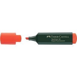 Faber-Castell Textliner 48 Textmarker Orange Mittel Keilspitze 1 - 5 mm Nachfüllbar Produktbild
