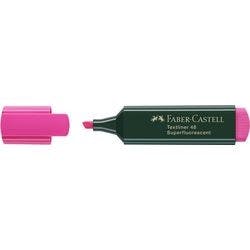Faber-Castell Textliner 48 Textmarker Rosa Mittel Keilspitze 1 - 5 mm Nachfüllbar Produktbild