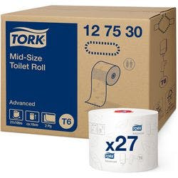 Tork Advanced Toilettenpapier T6 2-lagig 127530 27 Rollen à 320 Blatt Produktbild