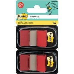 Post-it Index Haftmarker 25,4 x 43,2 mm Rot 50 x 2 Pack Produktbild