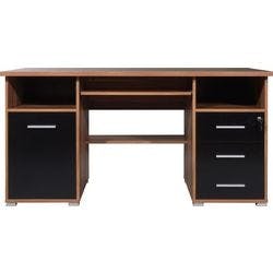 GERMANIA 0484-87 Schreibtisch Braun 1.440 x 700 x 750 mm Produktbild
