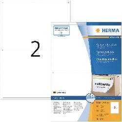 HERMA 10314 Wiederablösbare Etiketten Beweglich Weiß Rechteckig 200 Etiketten pro Packung Produktbild