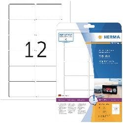 HERMA CD-DVD Etiketten 5070 Weiß Rechteckig 300 Etiketten pro Packung Produktbild