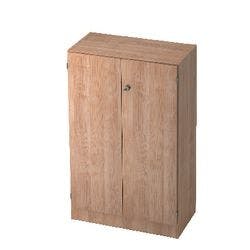 Hammerbacher Schrank 3FH SG 6550 Braun 800 x 420 x 1.270 mm Produktbild