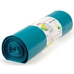 Viking Abfallsäcke 120 L  Fixierband Blau LDPE (Polyethylen niedriger Dichte) 47 Mikron 25 Stück Produktbild