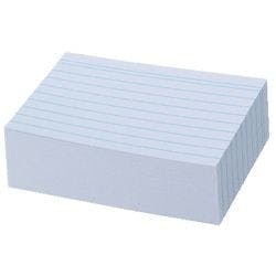 herlitz Karteikarten DIN A8 100 Karten Weiß 7,5 x 5,2 cm 100 Stück Produktbild
