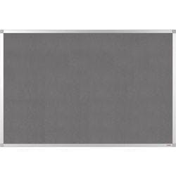 Viking Pinnwand Nicht magnetisch Wandmontage Filz 90 (B) x 0,81 (T) x 60 (H) cm Aluminium Grau Produktbild