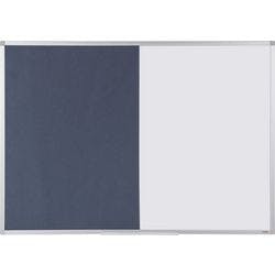 Viking Kombi-Tafel Magnetisch Filz 90 (B)x60 (H) cm Aluminium Blau, Weiß Produktbild