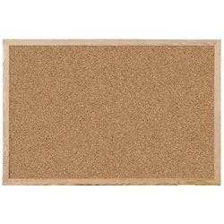 Viking Pinnwand Nicht magnetisch Wandmontage Kork 60 (B) x 1,4 (T) x 45 (H) cm Holz Braun Produktbild