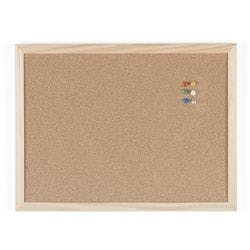 Viking Kork Pinnwand Nicht magnetisch Wandmontage 40 (B) x 1,4 (T) x 30 (H) cm Holz Braun Produktbild