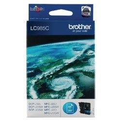 Brother LC985C Original Tintenpatrone Cyan Produktbild