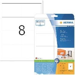 HERMA Universaletiketten 4359 Weiß DIN A4 97 x 67,7 mm 25 Blatt à 8 Etiketten Produktbild