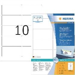 HERMA Wiederablösbare Etiketten 10307 Weiß Rechteckig 1000 Etiketten pro Packung Produktbild Print Hauptbild L