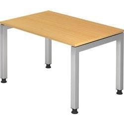 Hammerbacher Höhenverstellbar Schreibtisch Rechteckig Buche 4 Füße 1.200 (B) x 680 (H) mm Holz Produktbild