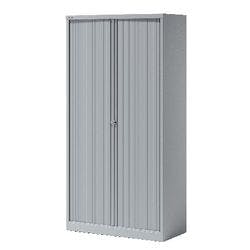Bisley Rollladenschrank Essentials Lichtgrau 1.000 x 470 x 1.985 mm Produktbild