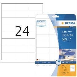 HERMA Tiefkühl Etiketten 4389 Weiß Rechteckig 600 Etiketten pro Packung Produktbild
