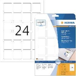 HERMA Wiederablösbare Etiketten 10108 Weiß Quadratisch 600 Etiketten pro Packung Produktbild