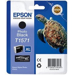 Epson T1571 Original Tintenpatrone C13T15714010 Fotoschwarz Produktbild