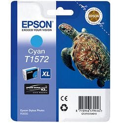 Epson T1572 Original Tintenpatrone C13T15724010 Cyan Produktbild