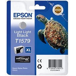 Epson T1579 Original Tintenpatrone C13T15794010 Hellschwarz Produktbild
