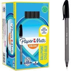 Papermate InkJoy 100 Kugelschreiber Schwarz Mittel 0.8 mm 50 Stück Produktbild