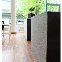 Bisley Akustikrückwände VAR13280GM Grau meliert 800 x 7 x 1.321 mm Produktbild