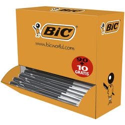 BIC Kugelschreiber M10 0.4 mm Schwarz 100 Stück Produktbild