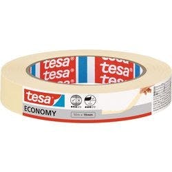 tesa Abdeckband Economy Beige 19 mm (B) x 50 m (L) Krepppapier Produktbild