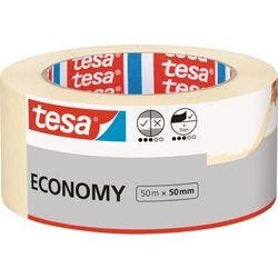 tesa Abdeckband Economy Beige 50 mm (B) x 50 m (L) Krepppapier Produktbild