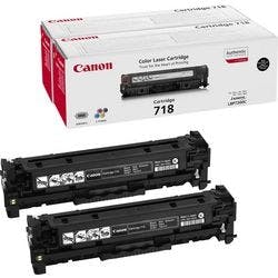 Canon 718BK2 Original Tonerkartusche Schwarz Duopack 2 Stück Produktbild