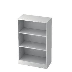 Hammerbacher Holz Bücherregal 2 Fachböden 800 x 400 x 1.270 mm Weiß Produktbild