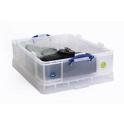 Really Useful Box Aufbewahrungsbox 70CCB 70 L Transparent Kunststoff 62 x 81 x 22,5 cm Produktbild