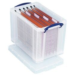 Really Useful Box Aufbewahrungsbox 24C 24 L Transparent Kunststoff 27 x 46,5 x 29 cm Produktbild