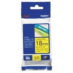 Brother P-Touch Beschriftungsband Authentisch Brother TZe-641 Selbstklebend Schwarz auf Gelb 18 mm x 8 m Produktbild