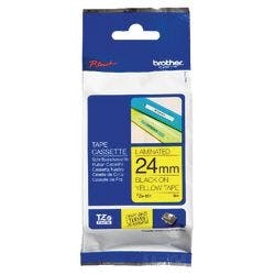 Brother P-Touch Beschriftungsband Authentisch Brother TZe-651 Selbstklebend Schwarz auf Gelb 24 mm x 8 m Produktbild
