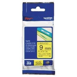 Brother P-touch Beschriftungsband Authentisch TZe-621 TZe-621 Selbsthaftend Schwarz auf Gelb 9 mm x 8 m Produktbild