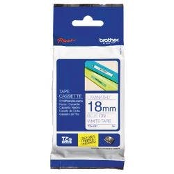 Brother Beschriftungsband Authentisch Brother TZe-243 Selbstklebend Blau auf Weiß 18 mm x 8 m Produktbild