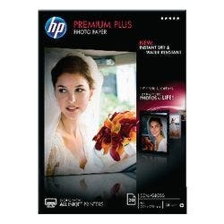 HP Inkjet Premium Plus Fotopapier Glänzend DIN A4 300 g/m² Weiß 20 Blatt Produktbild
