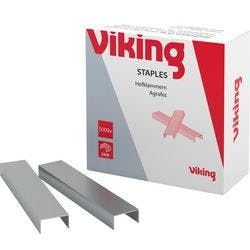 Viking Heftklammern 24/6 5619492 Draht Silber 5000 Heftklammern Produktbild