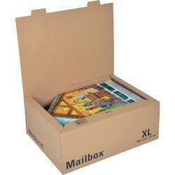 ColomPac Mail-Box Versandkarton XL Braun 460 (B) x 335 (T) x 175 (H) mm 10 Stück Produktbild Print Hauptbild L