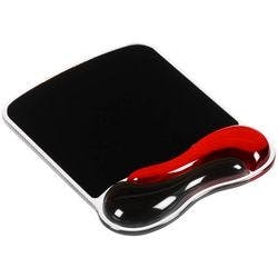 Kensington Duo Gel Mauspad mit Handgelenkauflage 62402 Rot, Schwarz Produktbild