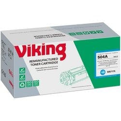 Viking 504A Kompatibel HP Tonerkartusche CE251A Cyan Produktbild