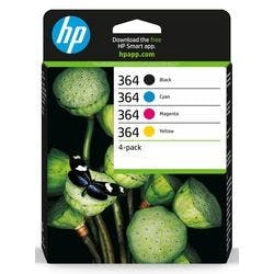 HP 364 Original Tintenpatrone N9J73AE Schwarz, Cyan, Magenta, Gelb Multipack 4 Stück Produktbild