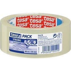 tesa Verpackungsklebeband tesapack Strong Transparent 38 mm (B) x 66 m (L) PP (Polypropylen) Produktbild
