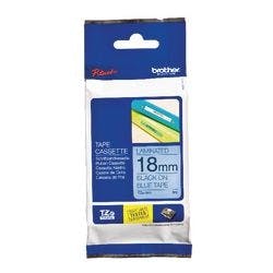 Brother TZe-541 Authentic Schriftband Selbstklebend Schwarzer Druck auf Blau 18 mm x 8m Produktbild