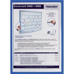 Franken X-tra!Line DIN A4 Inforahmen Magnetisch Blau Kunststoff ITSA4M/5 03 23 (B) x 31,7 (H) cm 5 Stück Produktbild Print Hauptbild L