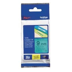 Brother TZe-721 Authentic Schriftband Selbstklebend Schwarzer Druck auf Green 9 mm x 8m Produktbild