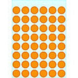 HERMA Markierungspunkte Etiketten 1864 Orange Ø 13 mm 5 Blatt à 48 Etiketten Produktbild Print Hauptbild L